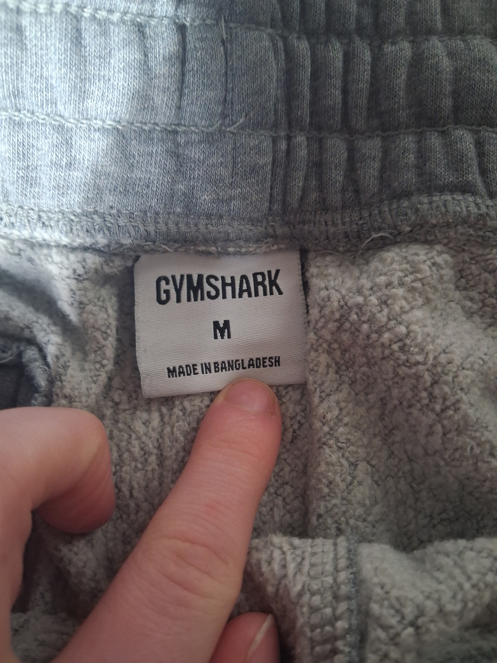 Gymshark Gray Fleece Sweatpants - Medium